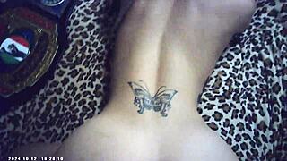 Asian Blonde in Glasses Gives Blowjob to Maxxx Loadz Backstage