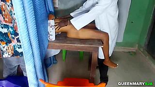 husband brings wife to gynecologist and ends with creampie surprise