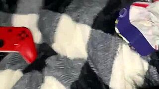 i struggled with her tight ebony pussy during anal fucking with huge black cock