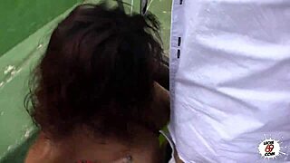 Stepsister with big tits sat on face then on my cock for quick cum