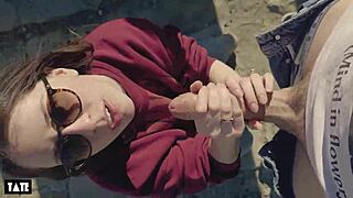 Amateur Whore Craves Outdoor Deepthroat with Stranger