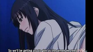 Poor Guy Gets Surrounded By Horny Women In Anime Hentai Gangbang With Cumshots And Titty Fucking