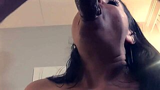 Latina with big tits cheats on older guy