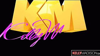 athena faris uses big cock to work out in gym session