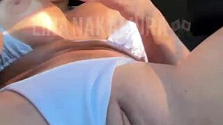 日本妹车震POV骑乘大屌