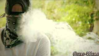 Watch this blonde teen beauty lick pussy in group threesome?