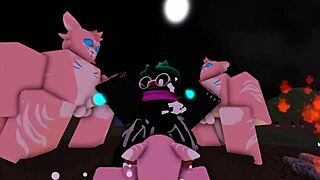 i meet whorblox ralsei in the furry world