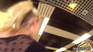 Glamorous Czech Teen 18+ Seduced at Supermarket for POV Action