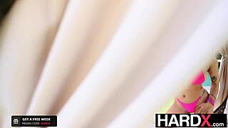 Hailey Rose's Natural Tits Bounce in Hardcore Action