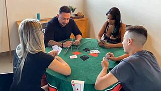 Night Of Games Turns Into Intense Cuckold Hotwife Swing Exchange