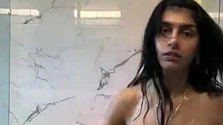 Sucking big black cock like a champion