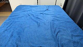 Scarlett Blue gags on skinny guy's cock in POV blowjob. 😏