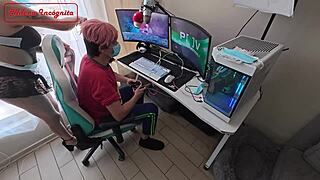 Bisexual Couple Roleplays Boss's Son Cum On Tits Doggystyle