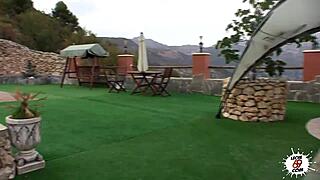 Stepsister with big tits sat on face then on my cock for quick cum