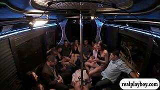 Horny swingers engage in partner swapping and group orgy activities