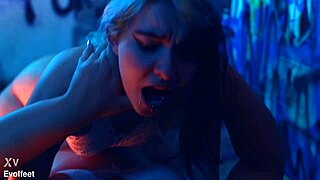 Lesbian Strap-On Play with Foot Tickling and Toe Sucking.