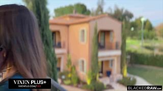 I gave my tiny cutie serena hill a big black cock surprise