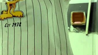 Making video call to neighbor while cuck watches soccer