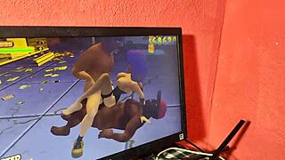 She Asks, Want To Fuck My Ass While I Play This Porn Game?