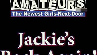 Inked Redhead Coed Jackie Deepthroats Big Boner