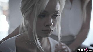 My stupid neighbor gets bound and fucked with blowjob and screaming