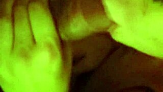 Chatting with friend while husband waits outside