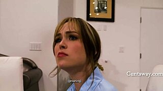 Jane wilde and lilly bell spank the cute sitter during lesbian seduction leading to rimjob and pussy licking orgasm