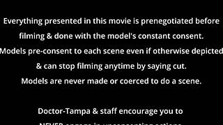 Lenna Lux gets gaping gyno exam on spy cam at Tampa University