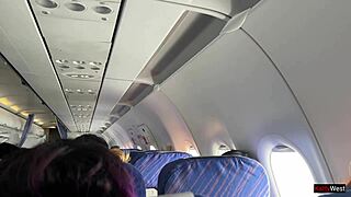 Beautiful Brunette JERKS OFF In Public Toilet!