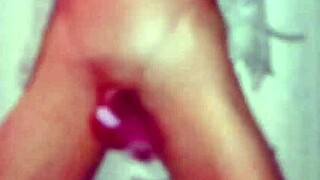 big chocolate guy spins to music during hot striptease