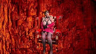 camera records young latina in relaxing massage session