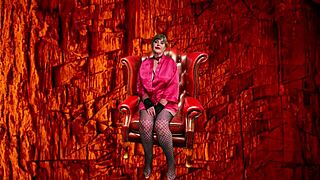 camera records young latina in relaxing massage session