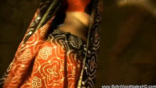 exotic indian lover teases with sensual dance moves