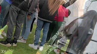 i caught anna kasper's candid teen ass hidden in the scene