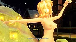 Hey, check out Kagamine Rin in full nude snowman Project Diva mod!