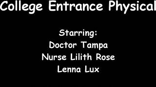 Lenna Lux gets gaping gyno exam on spy cam at Tampa University