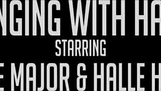 rome major and halle hayes in an italian scene