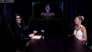 Barbara Sol's First Show Success! Fetish In Sheer Red