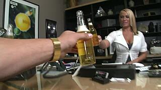 Stepmom's big tits snag a hard cock!