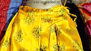 I experience first time anal sex with Seema Bhabhi's big tits and shaved pussy.