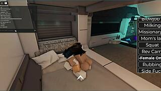 He begged me to fuck her in every pose, doggystyle and bent over in Roblox?