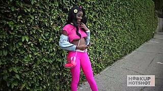 What makes black hooker Kandie Monaee let white boy pound her raw?