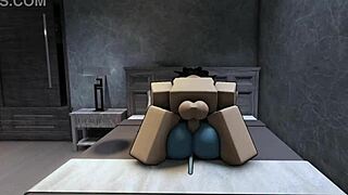 Having rough sex with hot demon