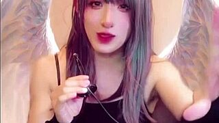 hey, watch this angel with a crotch jerk off live?