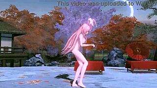 Megurine Luka in full nude mod from project diva