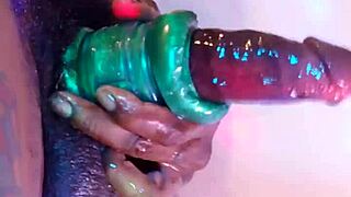 Hallelujah Johnson worships huge BBC 😍