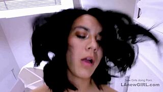 Teen Model Seduced During Photoshoot Casting Interview On Sofa.