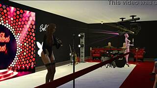 b-yonce's double penetrated fame with two black studs