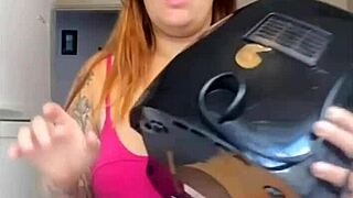 Husband Catches Wife Flashing On Balcony In Bikini.