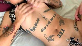 perverse horny stepsister seduces with shower blowjob and cowgirl creampie action